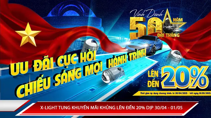 Light Tung Khuyến Mãi Khủng Lên Đến 20% Dịp 30/04 - 01/05