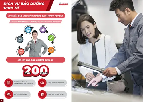 Đặt Hẹn Bảo Dưỡng Xe Ô Tô Tại Toyota