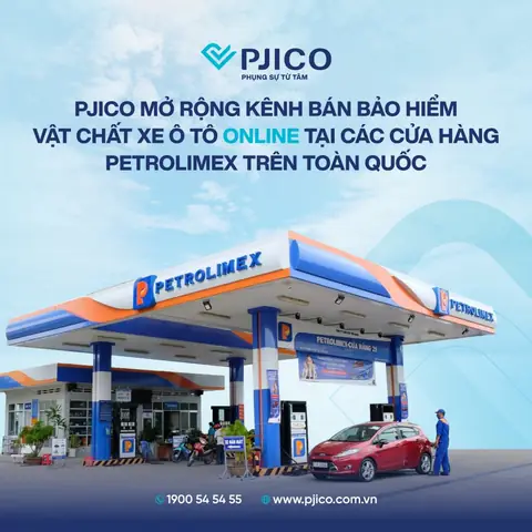 Pjico Mở Rộng Kênh Bán Bảo Hiểm Ô Tô Online Tại Các Cửa Hàng Petrolimex Toàn Quốc