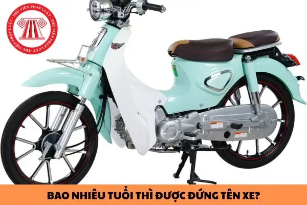 Bao Nhiêu Tuổi Thì Được Đứng Tên Xe?