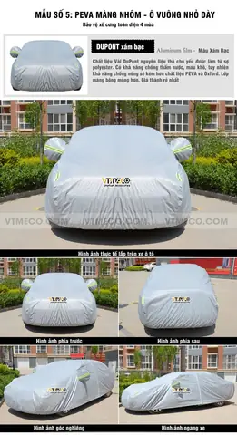 Bạt Phủ Xe Ô Tô Toyota Vios, Bạt Phủ Ô Tô Vios, Bạt Phủ Xe Vios