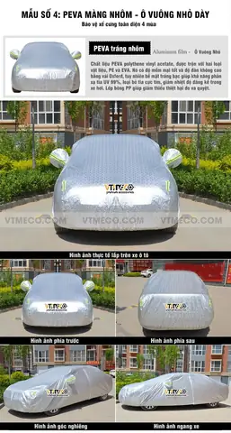 Bạt Phủ Xe Ô Tô Toyota Vios, Bạt Phủ Ô Tô Vios, Bạt Phủ Xe Vios