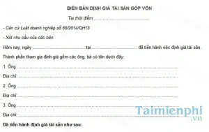 Biên Bản Định Giá Xe Ô Tô: Hướng Dẫn Chi Tiết Cho Người Mua Bán Xe