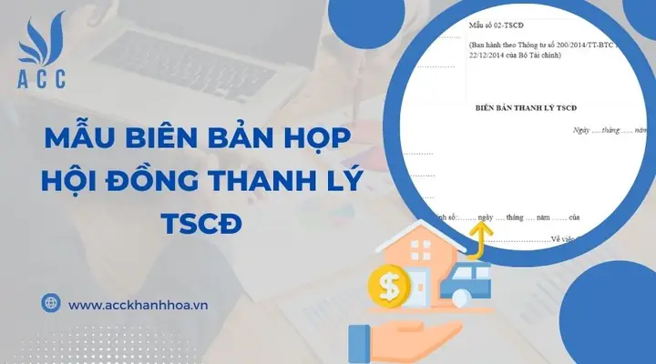 Mẫu Biên Bản Họp Hội Đồng Thanh Lý Tscđ