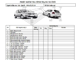 Biên Bản Kiểm Tra Kỹ Thuật Xe Ô Tô: Hướng Dẫn Chi Tiết