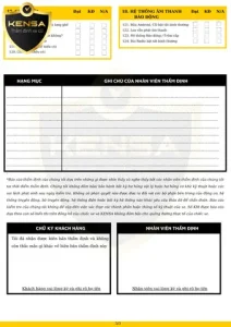 Xem Chi Tiết 125 Hạng Mục Trong Biên Bản Kiểm Tra Xe Ô Tô Cũ Của Kensa