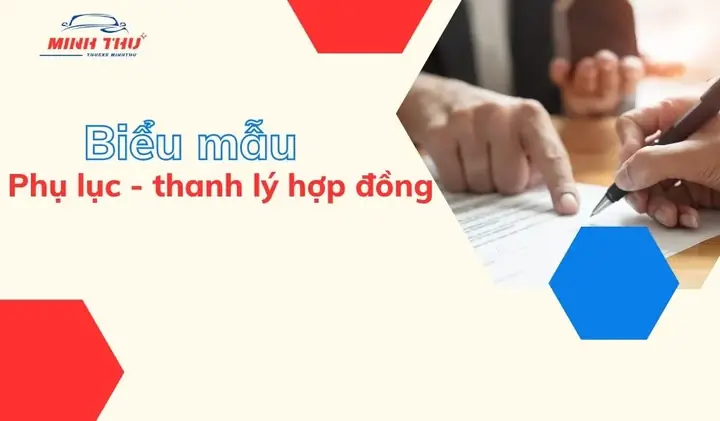 Phụ Lục Hợp Đồng Và Thanh Lý Hợp Đồng Thuê Xe