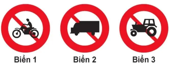 Biển Nào Cấm Máy Kéo?1. Biển 1.2. Biển 2 Và Biển 3.3. Biển 1 Và Biển 3.4. Cả Ba Biển. (ảnh 1)
