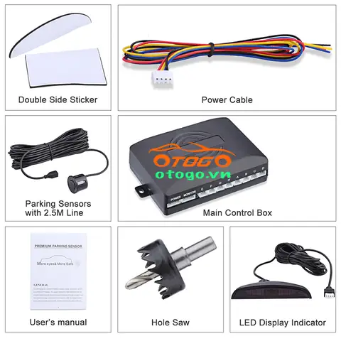 Bộ Cảm Biến Lùi 8 Mắt Trước+saulà Một Trong Những Thiết Bị Cần Thiết Nhất Cho Xe Ô Tô, Giúp Người Lái Yên Tâm Hơn Xoay Xở Xe Ở Những Khu Vực Chật Hẹp, Ngõ Nhỏ Khó Căn Lái Và Càng Cần Hơn Đối Với Tài Xế Mới. Tuy Xe Đã Có Gương Chiếu Hậu Cùng Gương Ở 2 Bên Sườn Xe Nhưng Không Thể Tránh Được Những Điểm Mù Bị Che Khuất Không Nhìn Thấy. Với Thiết Bịcảm Biến Tiến Lùi 8 Mắtviệc Tiến Lùi Sẽ Không Làm Khó Bạn.