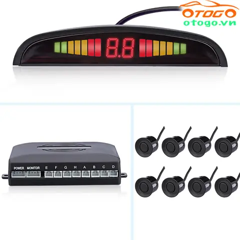 Bộ Cảm Biến Lùi 8 Mắt Trước+saulà Một Trong Những Thiết Bị Cần Thiết Nhất Cho Xe Ô Tô, Giúp Người Lái Yên Tâm Hơn Xoay Xở Xe Ở Những Khu Vực Chật Hẹp, Ngõ Nhỏ Khó Căn Lái Và Càng Cần Hơn Đối Với Tài Xế Mới. Tuy Xe Đã Có Gương Chiếu Hậu Cùng Gương Ở 2 Bên Sườn Xe Nhưng Không Thể Tránh Được Những Điểm Mù Bị Che Khuất Không Nhìn Thấy. Với Thiết Bịcảm Biến Tiến Lùi 8 Mắtviệc Tiến Lùi Sẽ Không Làm Khó Bạn.