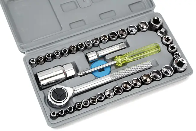 Bộ Dụng Cụ 40 Món Cho Xe Máy Ô Tô