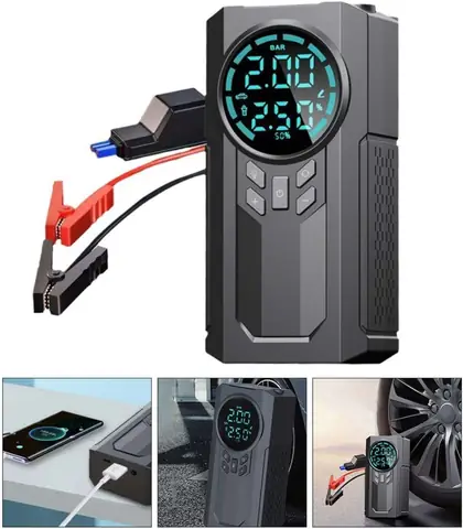 Thiết Kế Bơm Ô Tô Kiêm Kích Bình Nhỏ Gọn Đa Năng 4 In 1