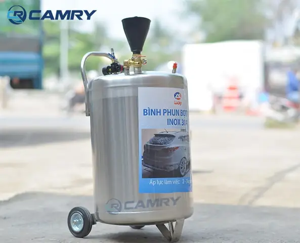 Bình Phun Bọt Tuyết Inox 80 Lít