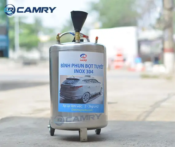 Bình Phun Bọt Tuyết Inox 80 Lít
