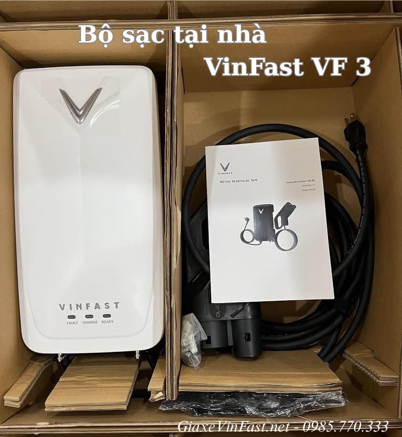 Tổng quan về bộ sạc VF3 tại nhà: Thông số kỹ thuật và tính năng cần biết