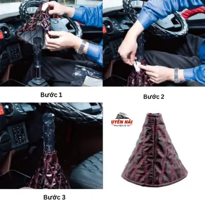Hướng Dẫn Bọc Cần Số Ô Tô Xe Tải Jet