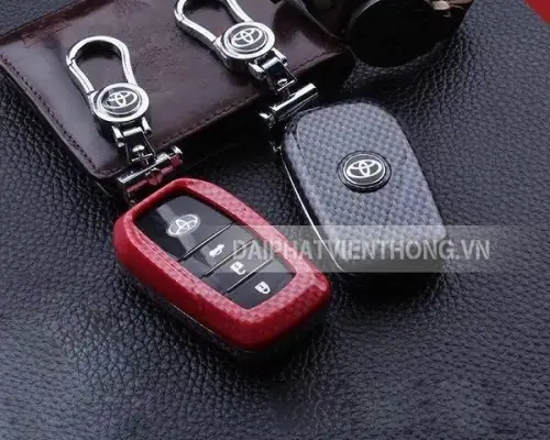070 Ốp Chìa Khóa Toyota Carbon