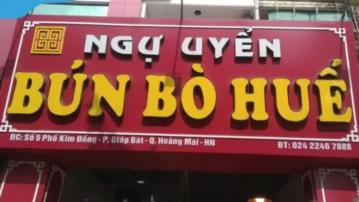 Bún Bò Huế Ngự Uyển: Chuẩn Vị Huế Cùng Dịch Vụ Tận Tình