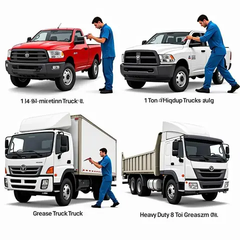 Lưu Ý Khi Bơm Mỡ Cho Các Loại Xe Tải