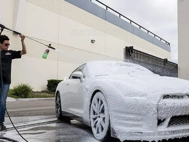 Rửa Xe Bọt Tuyết Là Gì?