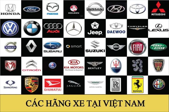 Các Hãng Xe Ô Tô Thông Dụng Ở Việt Nam: Tổng Hợp Chi Tiết