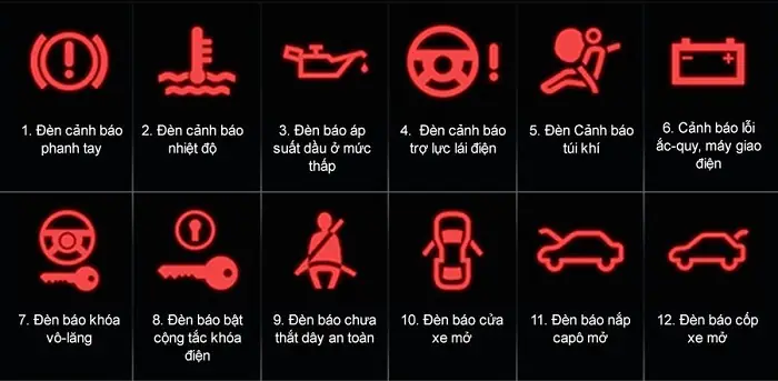 Các Ký Hiệu Phổ Biến Trên Xe Ô Tô Tải