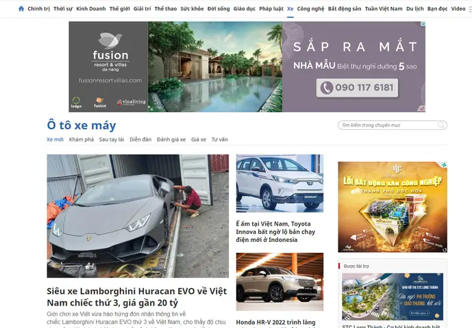 Các Diễn Đàn, Chuyên Trang Về Ô Tô Trên Internet