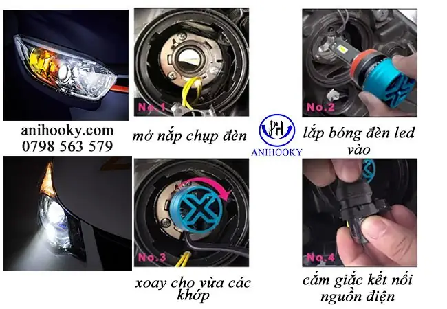 Hướng Dẫn Đấu Đèn Xe Ô Tô Đầy Đủ Và An Toàn Cho Người Mới Bắt Đầu