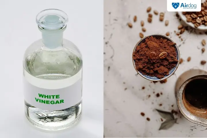 Dùng Giấm Trắng Hoặc Cà Phê Xay Để Khử Mùi Keo