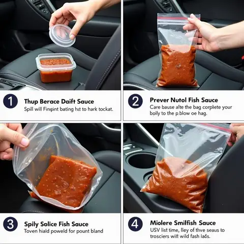 Mẹo Ngăn Ngừa Mùi Nước Mắm Trong Xe Ô Tô