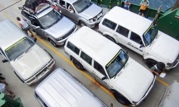 Đỗ Xe Trên Phà Đúng Cách