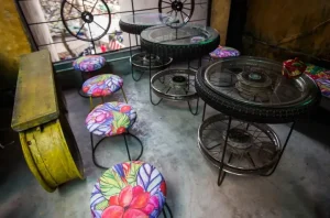 Lợi Ích Của Việc Sử Dụng Bàn Cafe Bằng Lốp Xe