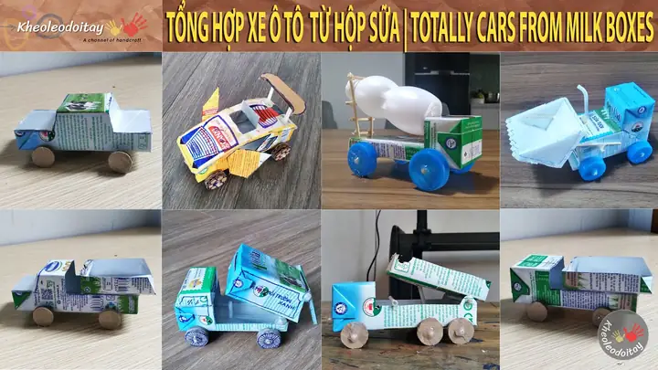 Cách Làm Xe Ô Tô Bằng Hộp Sữa Độc Đáo: Hướng Dẫn Chi Tiết A-z