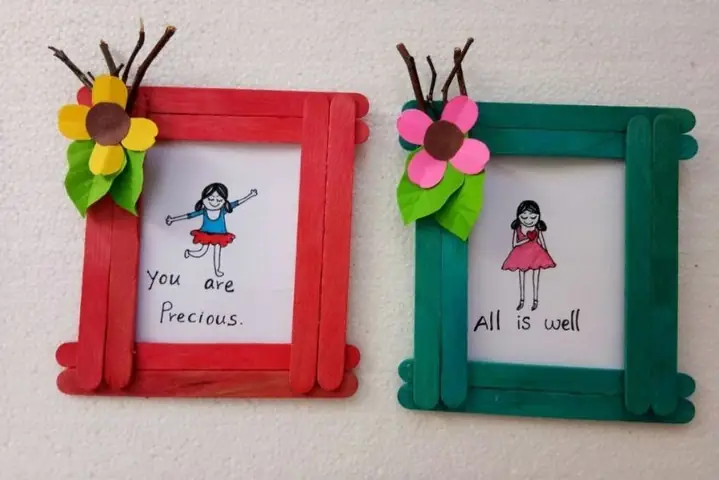 Khung Ảnh Đơn Giản Bằng Que Kem