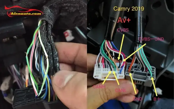 Bước 2: Kết Nối Dây Nguồn Và Tín Hiệu