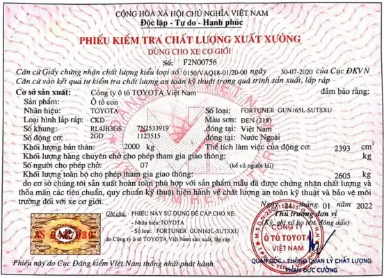 Cách Phân Biệt Đời Xe Ô Tô