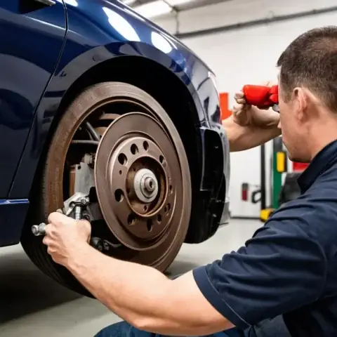 Tháo Bánh Xe Và Tiếp Cận Cụm Phanh