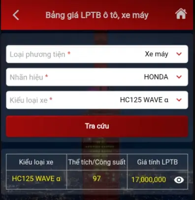 Tra Cứu Giá Tính Lệ Phí Trước Bạ Ô Tô, Xe Máy Online