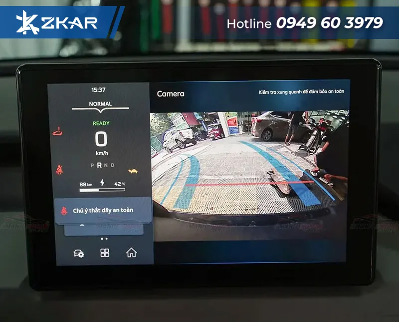 Đánh giá chi tiết các tính năng nổi bật của camera lùi VF3 chính hãng.