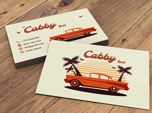 Mẫu Card Taxi Oto Du Lịch