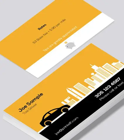 Card Visit Tax Du Lịch