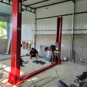 Cầu Nâng 2 Trụ Cổng Dưới