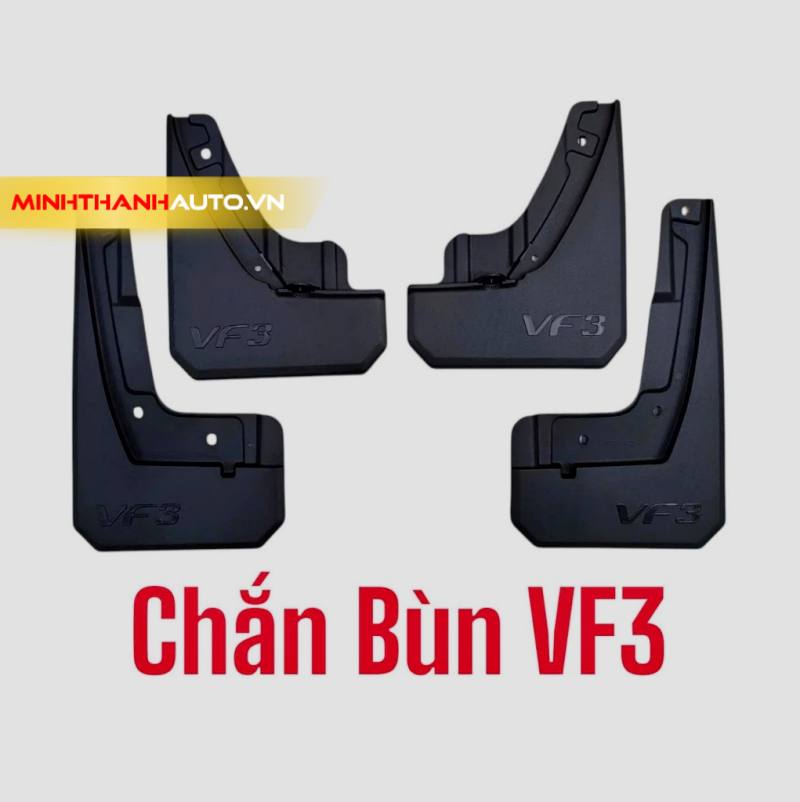 Các loại chắn bùn VF3 phổ biến: So sánh ưu và nhược điểm