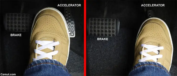 Chân Phanh Và Chân Ga Xe Ô Tô