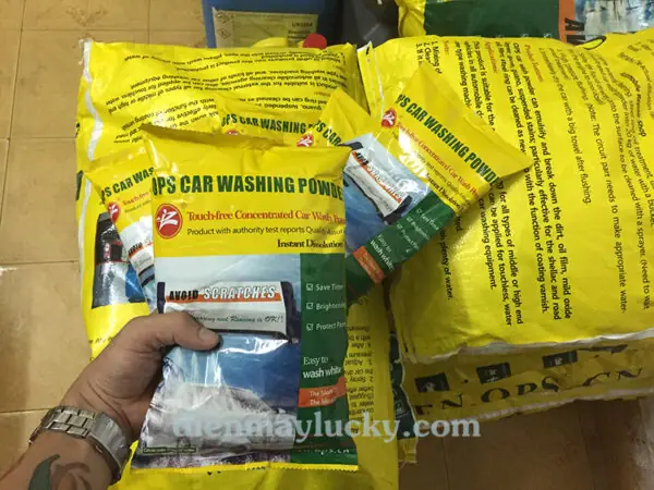 Bột Rửa Xe Bọt Tuyết Không Chạm Loại Gói 500g