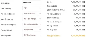 Chi Phí Lăn Bánh Xe Ô Tô Cũ: Toàn Tập Các Khoản Phí Và Lưu Ý Quan Trọng