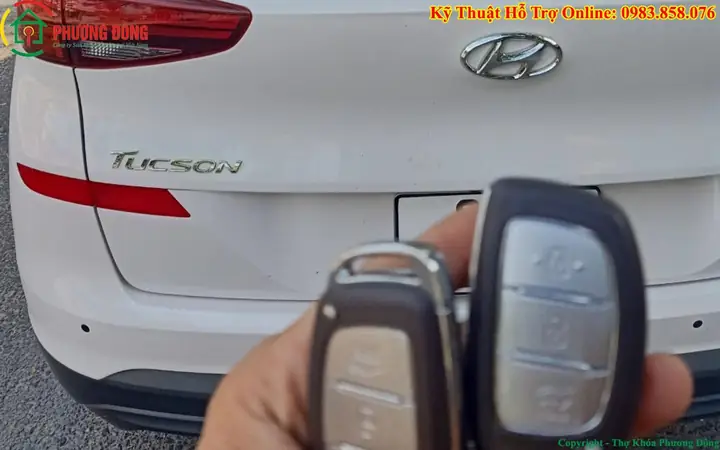 Báo Giá Làm Chìa Khóa Thông Minh Xe Hyundai Tucson