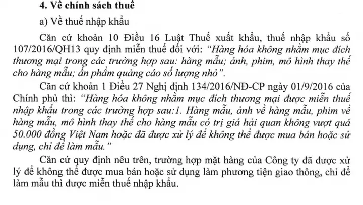 Chính Sách Nhập Khẩu Xe Ô Tô