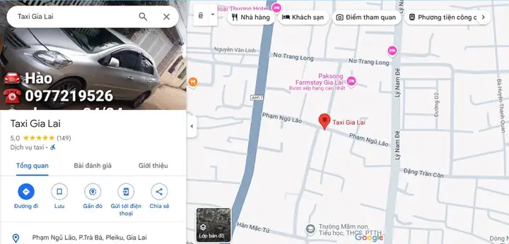 Thông Tin Về Taxi Gia Lai 24h