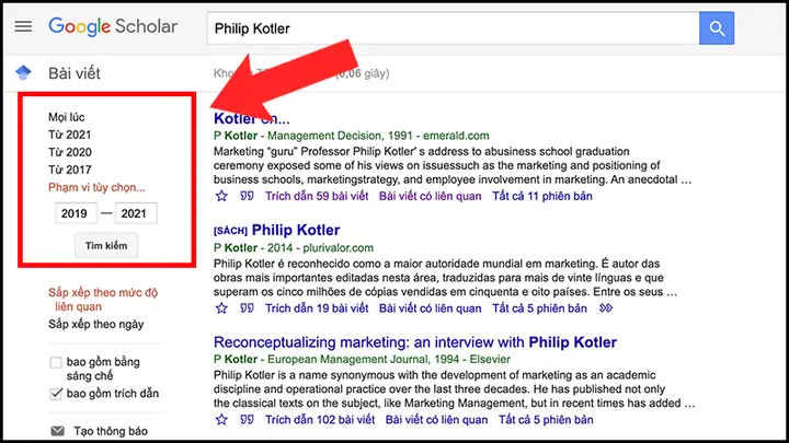 - Trình Tìm Kiếm Theo Ngày